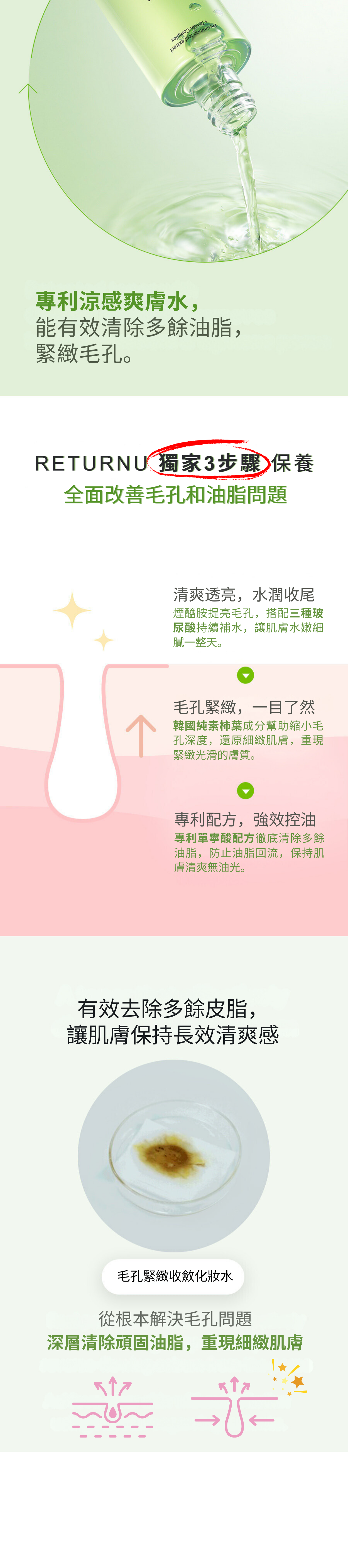 RETURNU PORESHOOTER TONER