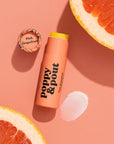 POPPY AND POUT 粉紅葡萄柚有機蜂蠟保濕唇膏|精緻水潤雙唇、天然護唇膏推薦