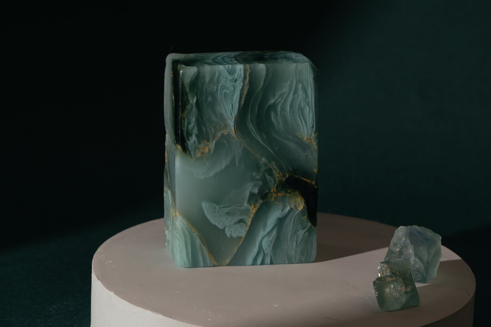 soap rocks jade